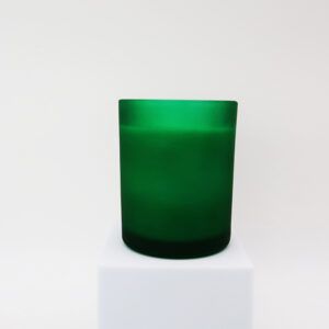 PGC-7005GREEN frosted glass scented candles